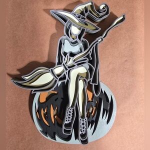 Witchy Season 3D Wall Art